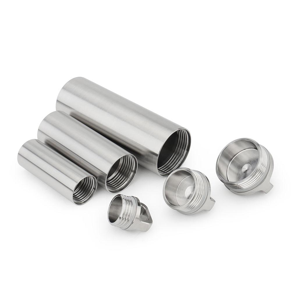 Titanium Alloy Seal Bottle Portable Waterproof Storage Box Outdoor Accessories Camping Tool Pendants 4