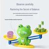 Children's Digital Frog Balance Toy for Early Math Learning and Kindergarten Education.