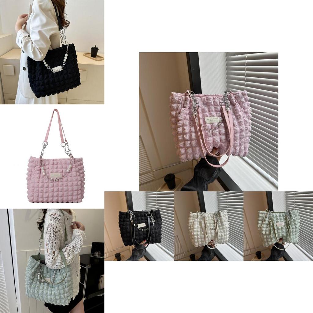 Trendy And Minimalist Tote Bag For Women With Retro Design And Large Capacity