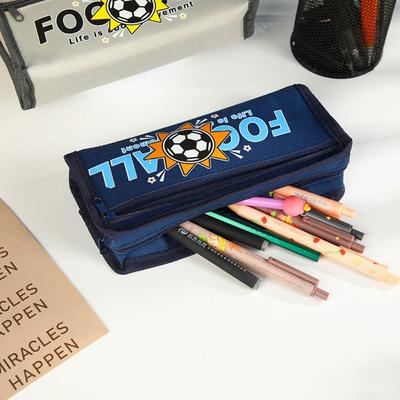 Große Kapazität Jungen Schreibwaren Tasche Bleistift Fall Halter Cartoon Bleistift Beutel Kinder Geschenk