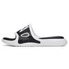 Rubber Sole Slide Slippers Men's Black White 112131801-3
