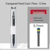 Professional Metal Mechanical Pencil, 0.5/0.7mm, Low Center Gravity, Weighted Feel, Continuous Lead Feed for Drawing & Painting.
