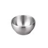 IMEEA Stainless Steel Double-Walled Bowls, 12cm, Ramen Bowls, Noodle Bowls for Udon and Soba, Tableware for Oyakodon (Chicken and Egg Bowls), Insulate
