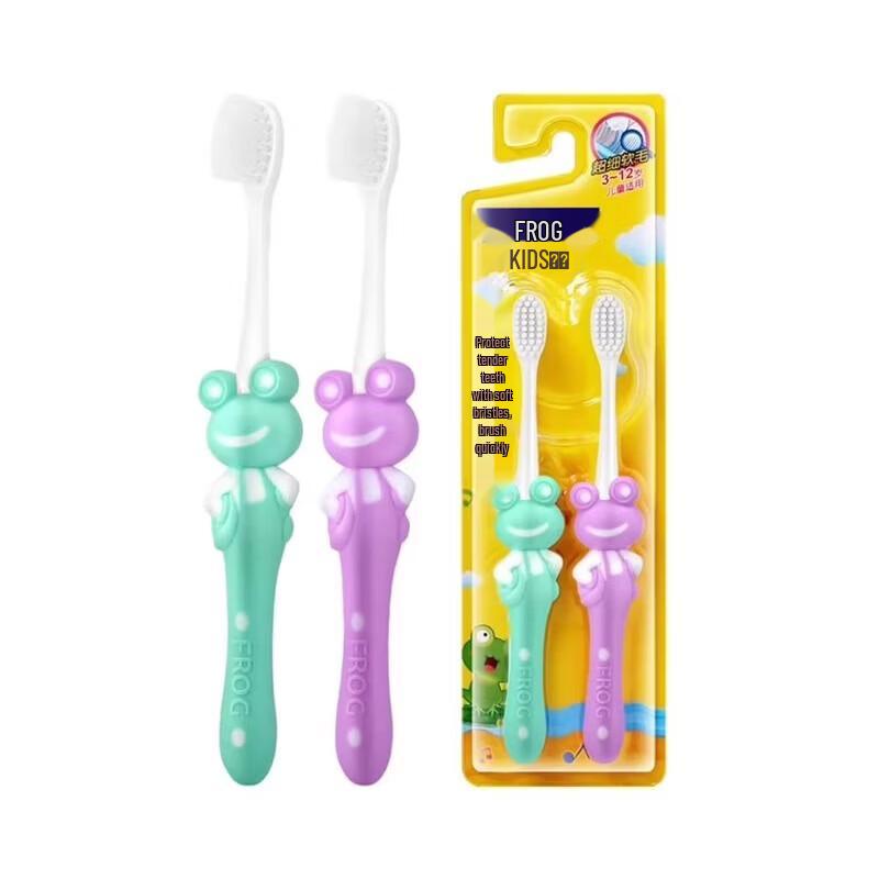 Frog 2-12Y Kids Soft-Bristle Toothbrush 6-Pack