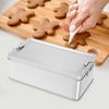 Clasp Closure Pastry Tin Pastry Tin 18.5*10.5*6.5cm Metal Box With Lid Compact Size Elegant Design High-quality Materials