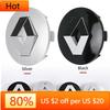 2026 Hete Voor Renault Interieurstickers Voor Renault Megane 2 3 Clio 4 Trafic Captur Emblemen Kangoo Zoe 4 STUKS 57mm 60mm Auto Wiel C