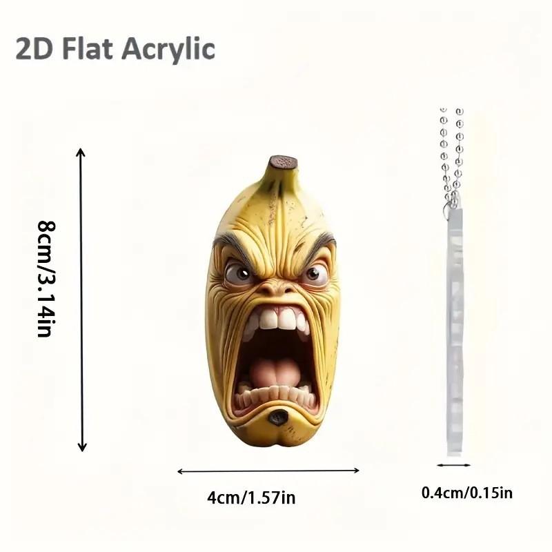 

Acrylic Eyecatching Car Interior Ornament With Fun Fruit And Vegetable Characters 1