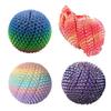 3D Printed Fidget Ball Toy Hard Spiky Fidget Sphere Twistable Sensory Stress Relief Desk Accessory for Adults Kids