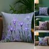 OOrchid Grass Pillow Case Silky Elegant Comfort Sofa Bed Invisible Zipper