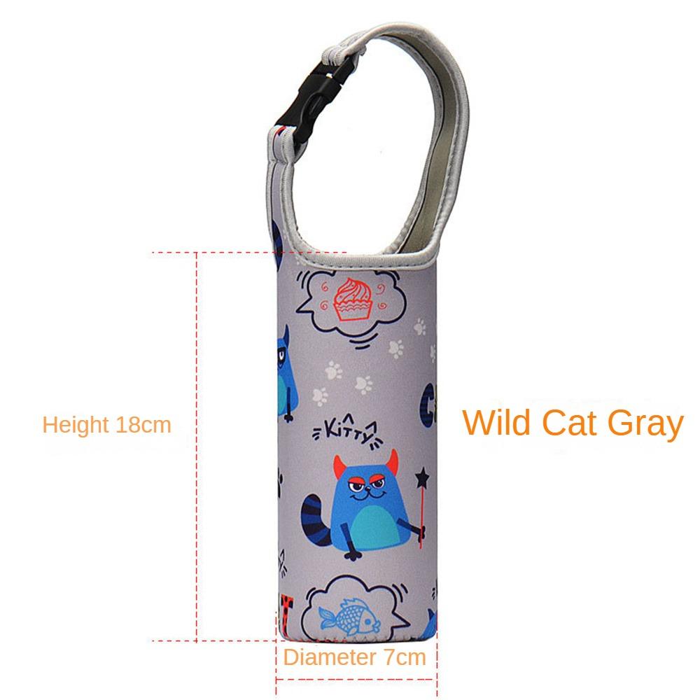 Urijk Water Bottle Case Sleeve Sports Insulation Water Bottle Covers Pouch With Strap Portable Cellphone Holder Bottle Bag