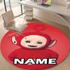 Personalized T-Teletubbies Round Chair Office Rug - Perfect for Mat, Office Chair & More - Ideal Gift for Birthdays and Holidays