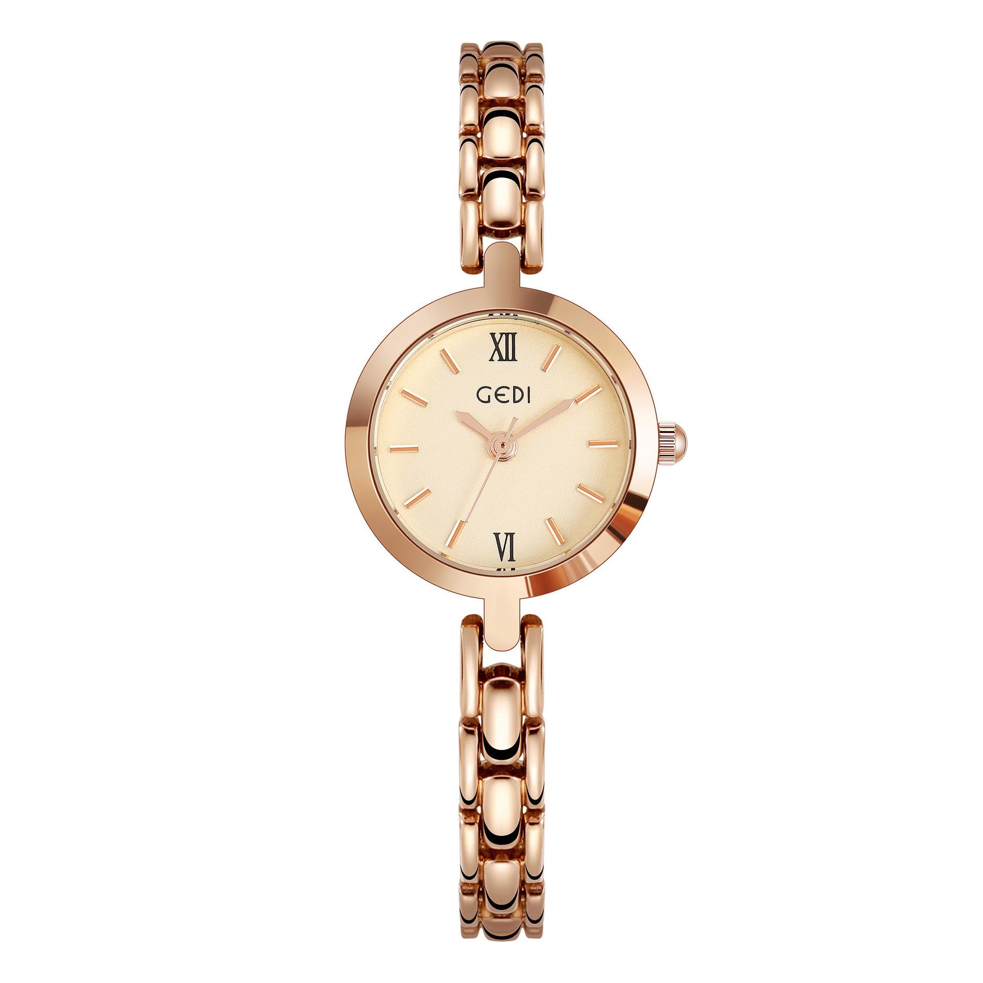 

Exquisite Alloy Watch Women S Simple Temperament Thin Belt Small High-End Quartz Watch
