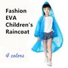 Boys Girls Children's Waterproof Raincoats Non-disposable EVA Transparent   Outdoor  with Hats