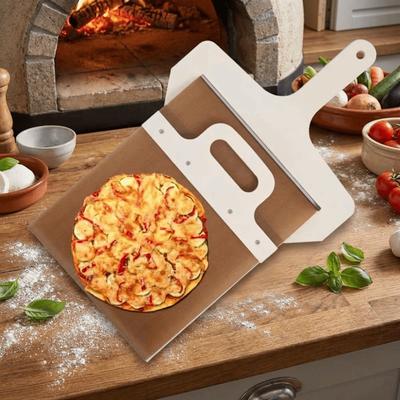 Non-Stick Sliding Pizza Peel Wooden Pizza Slider Paddle Sliding Pizza Transfer Shovel  Oven Use