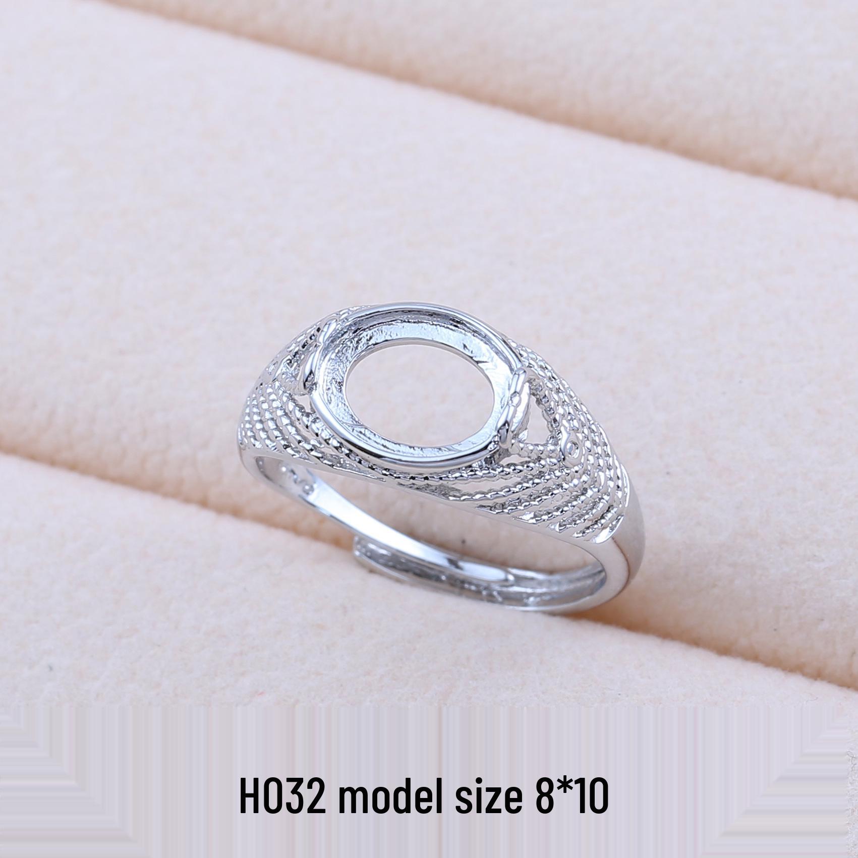 

Медное позолоченное овальное кольцо с янтарем для мужчин и женщин, инкрустированное ювелирными изделиями с покрытием из белого золота. Adjustable Opening