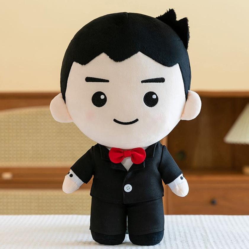 Plush Bride Groom Toys Couple Dolls Soft Short Romantic Home Decor Children Gift