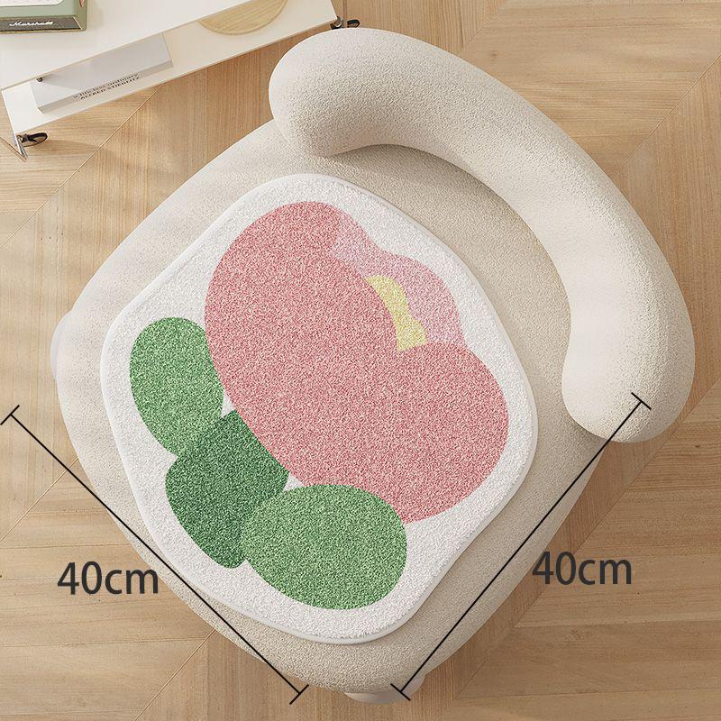 Autumn Plush Non-Slip Butt Pad, Winter Imitation Cashmere Thickened Cushion, Dormitory Student Classroom Stool Cushion