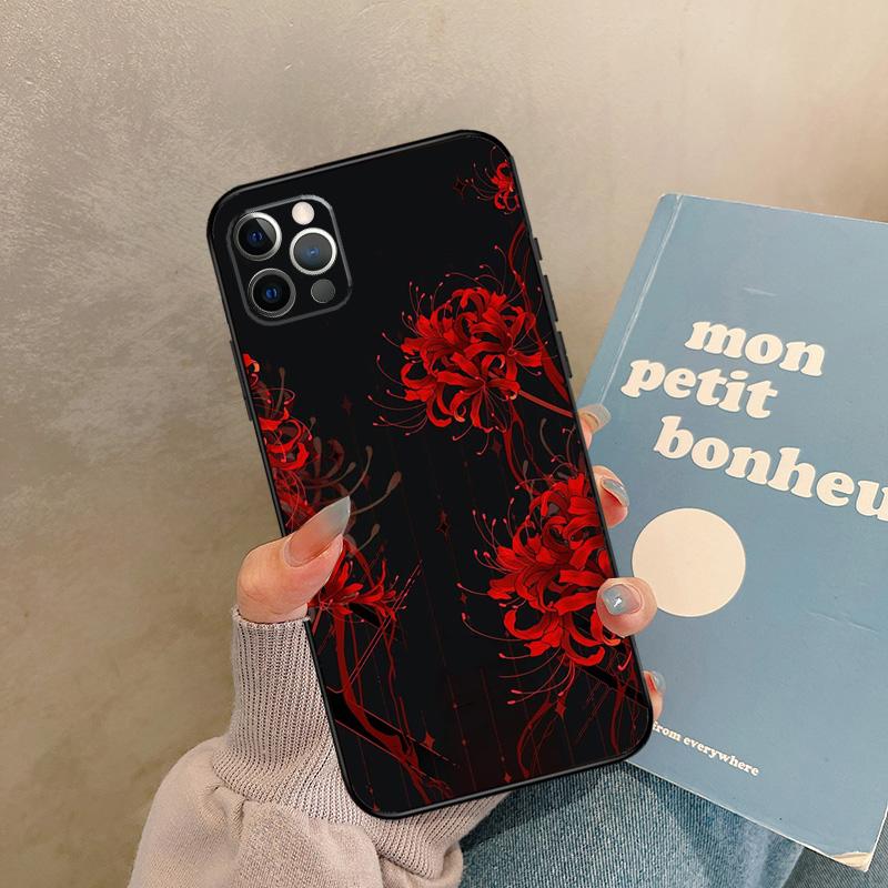 

Lycoris radiata Case For iPhone 17 Air 16 15 14 13 11 12 Pro Max 13 mini XR 15 16 Plus 16e Back Cover Shell iPhone 13