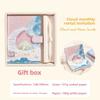 Oil Painting Illustration Handbook PU Magnetic Buckle Book Multi-functional Color Page Notebook Student Girl Stationery