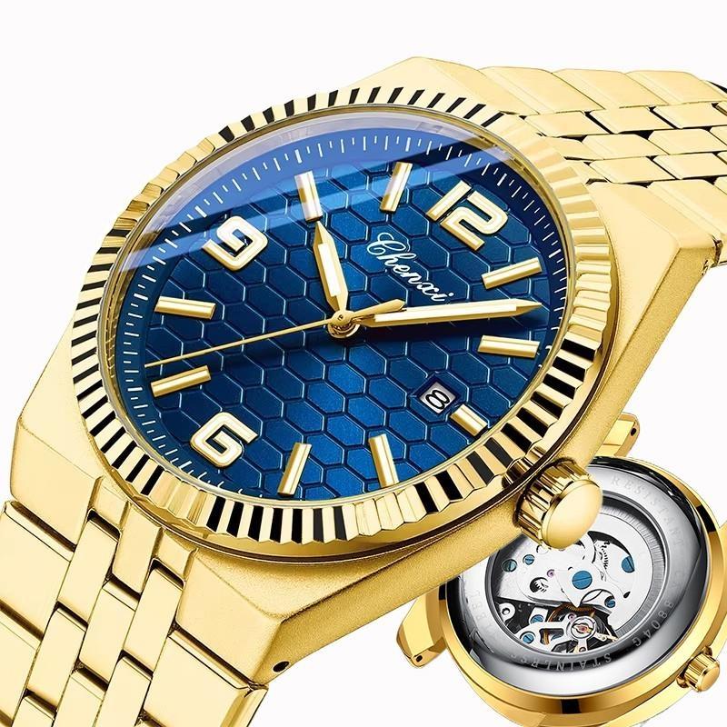 Men Mechanical Wristwatches 316L Stainless Steel Automatic Watch Life Waterproof Night Light Watches for Men