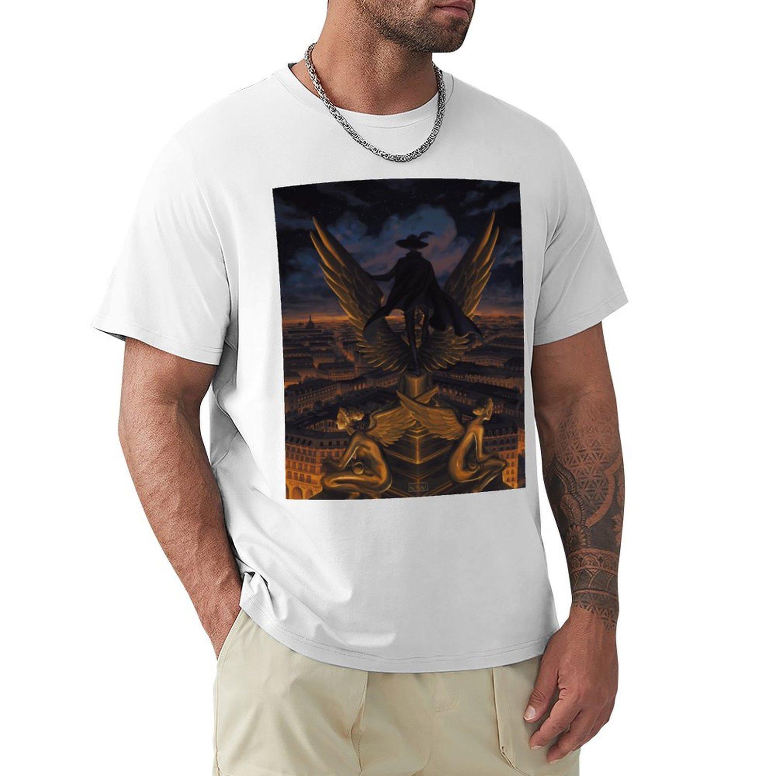 Paris Night Tshirt Casual Holiday Short Sleeve Tee S