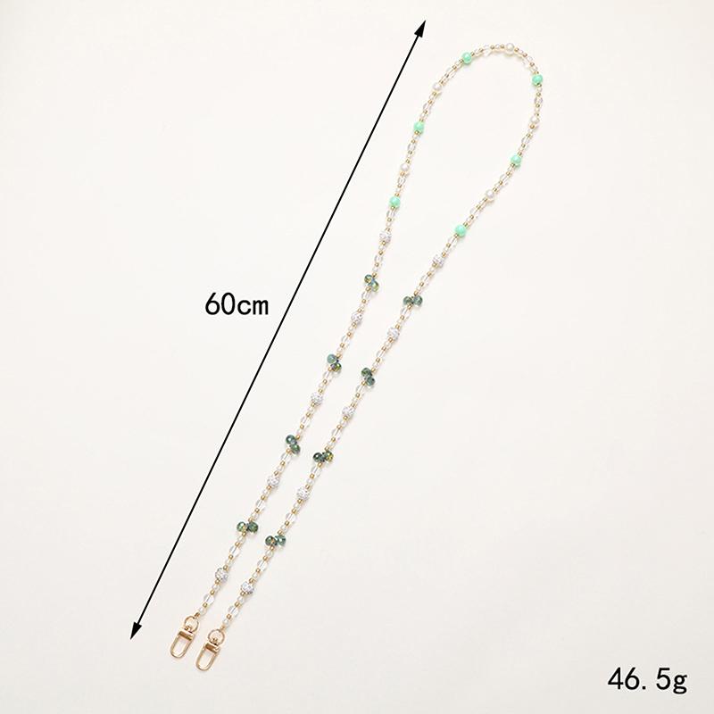 Portable Beaded Pearl Strap Mobile Phone Lanyard Anti-Lost 120Cm Doll Chain Sling Diy Shoulder Strap Mobile Phone