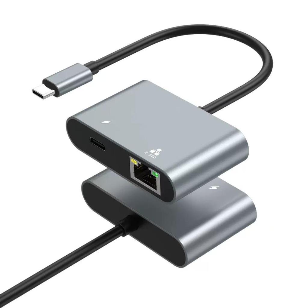 USB-C Netzwerkkarte mit PD-Stromversorgung für Mobiltelefon, Tablet, Laptop, Switch, Spielekonsole
