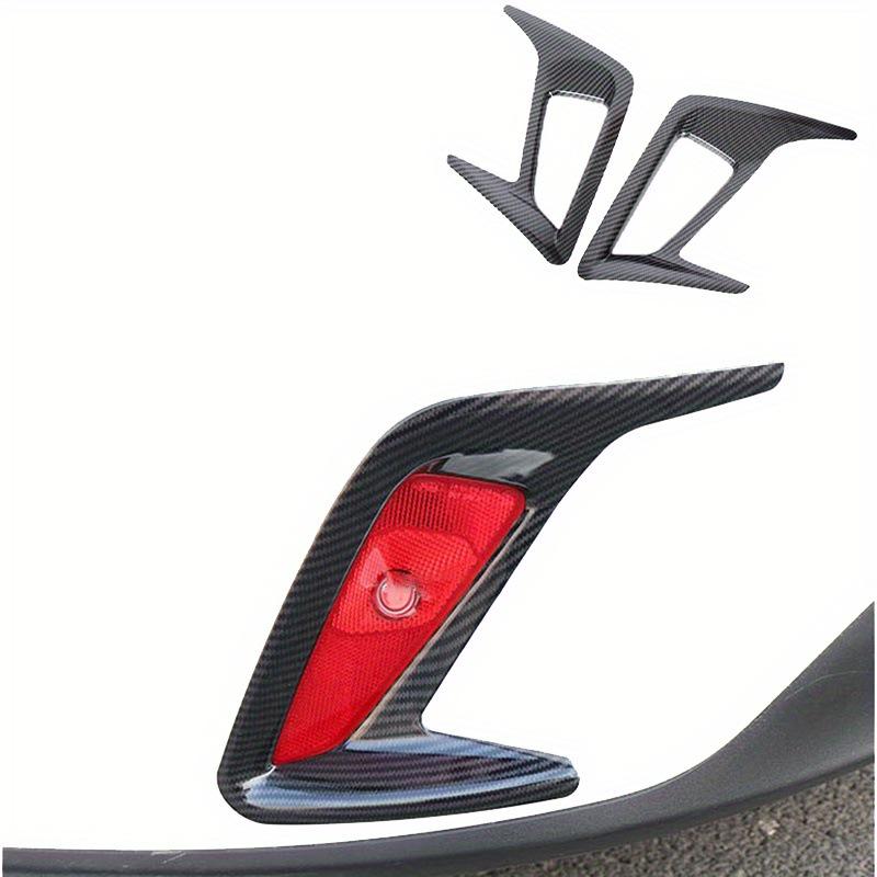 Carbon Fiber Rear Fog Light Trim Cover for Ford Focus Hatchback MK4 2019-2020, 2pcs