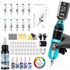 POSEIDON Tattoo-Kit V6 Tattoo-Nadeln Tattoo-Stift-Kit Für Permanent-Make-up Tattoo-Maschinen-Kit Heißes Kabelloses Tattoo-Netzteil
