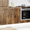 Lucca Kitchen Base Cabinet Smoked Oak Finish Wood Based Material