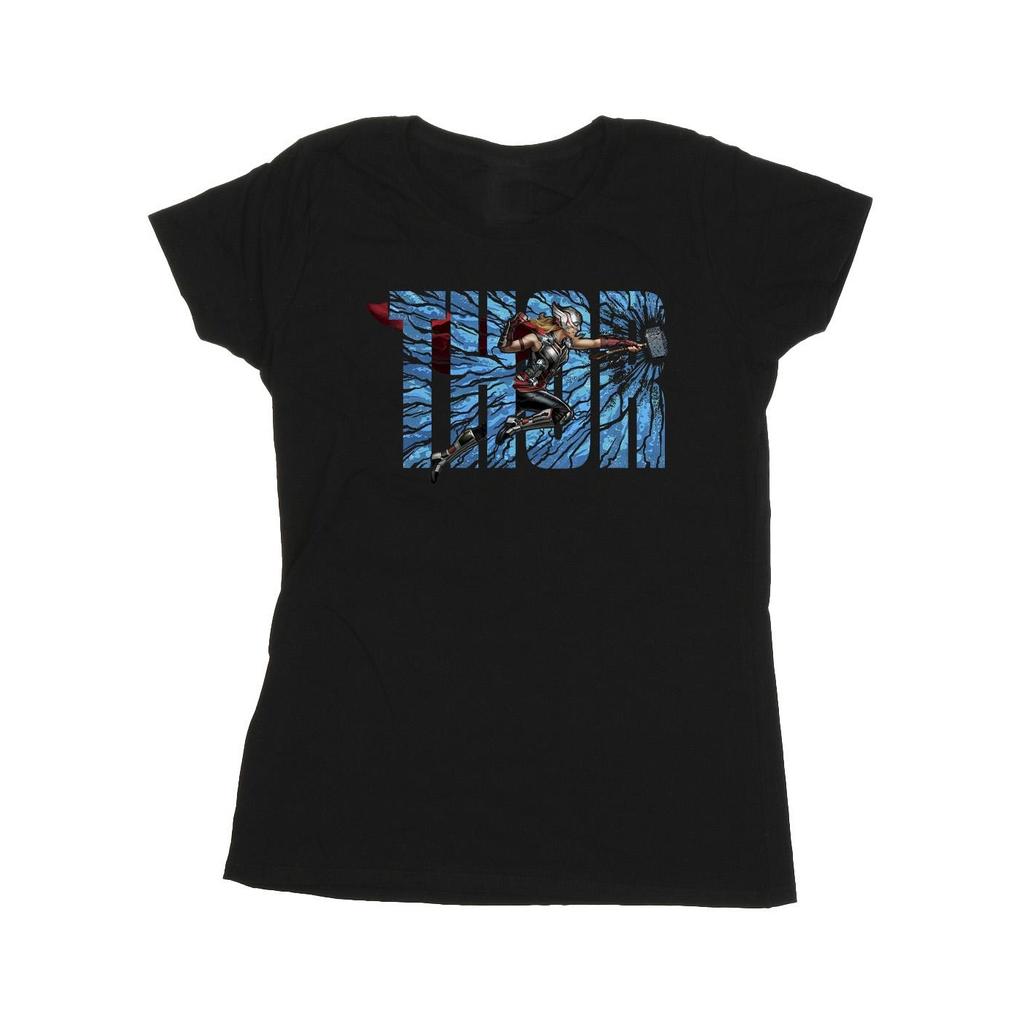 Marvel Womens/Ladies Thor Love And Thunder Smash Cotton T-Shirt