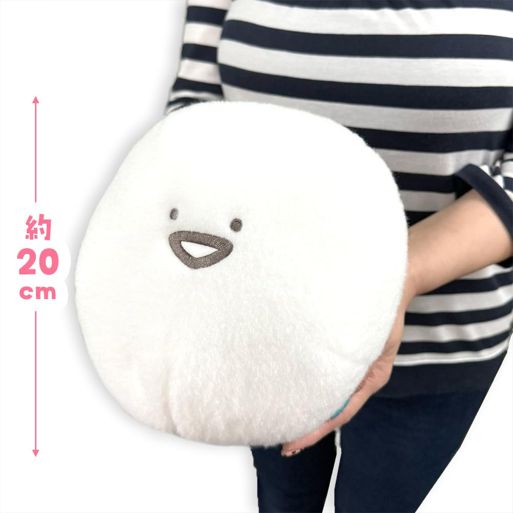 Fluffy round stuffed toy BIG Official 20cm Obungu-san Pudding-san Obungu-san Approx. (Jelly-san (Orange))