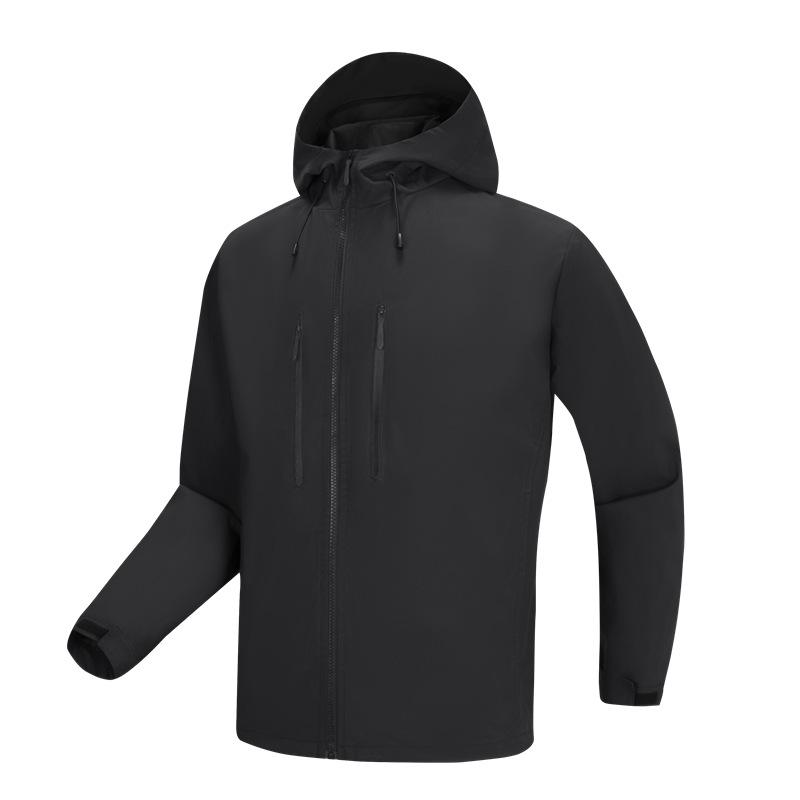New Hooded Jacket Men's Fashion Trendy Men's Spring and Autumn Jacket Men's Spring and Autumn Jacket Waterproof Windproof Jacket Protection