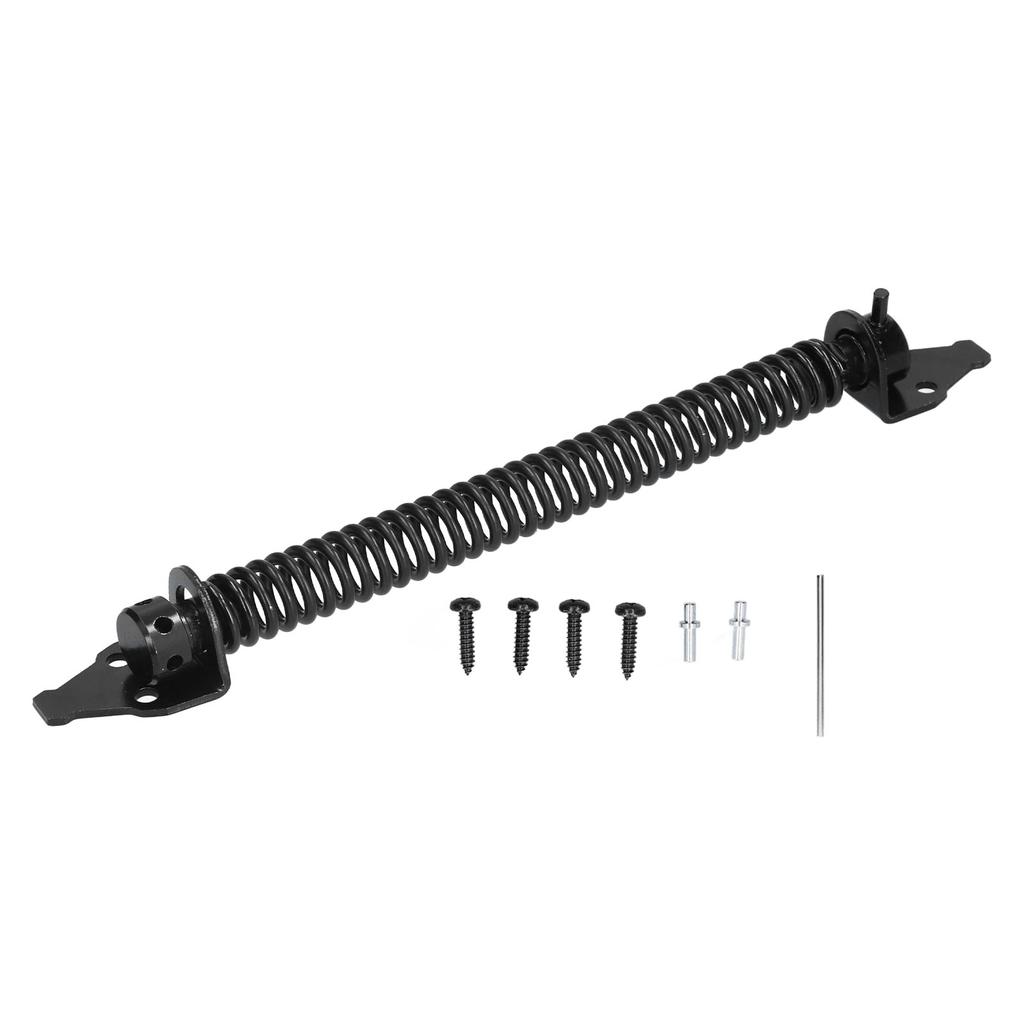 Self Closing Door Spring Set Carbon Steel Adjustable Gate Spring Hardware for Home Agricultural Fence