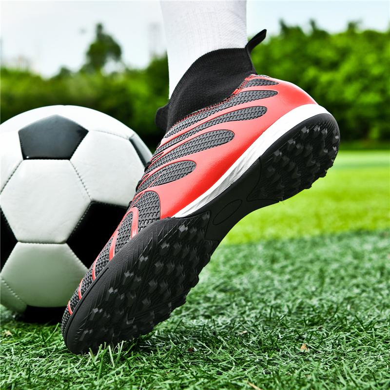 2024 Męskie buty piłkarskie Duże rozmiary Ultralekkie buty piłkarskie Chłopięce trampki Antypoślizgowe AG/TF Korki piłkarskie Botki do kostki Unisex