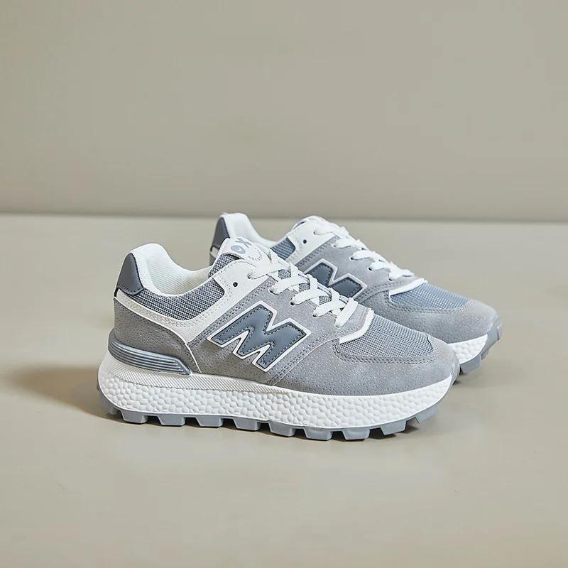 Fashion 2025 Women Spring and Autumn New Korean Style All-match Casual Sports Shoes Young Student Thick Sole Sneakers Running Shoes