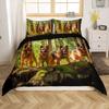 German Shepherd Printed Duvet Set Comfort Animal Digital Printed Four Seasons Bedding Set