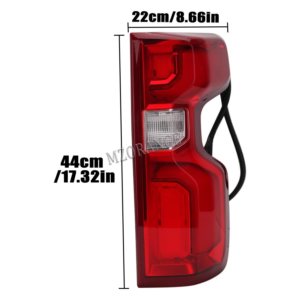LED Rear Tail Light Assembly Car Accessory For Chevrolet Chevy Silverado 2019-2025 Turn Signal Stop Brake Lamp Waterproof