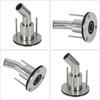 Stainless Steel 316 thru hull exhaust kit, Thru Hull Exhaust fitting 24mm Tube Pipe + 24'' Exhaust Pipe Parking Air Heater 1 Inch/25mm Inner Fitting