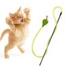 Interactive Teasing Stick with Bell Sound Realistic Snake Design Bite Resistant Relieves Boredom Attractive Cat Toy