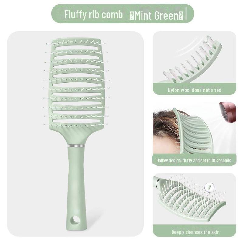 Air Cushion Massage Comb for Long, Curly, or Straight Hair - Large Fluffy Air Bag Design