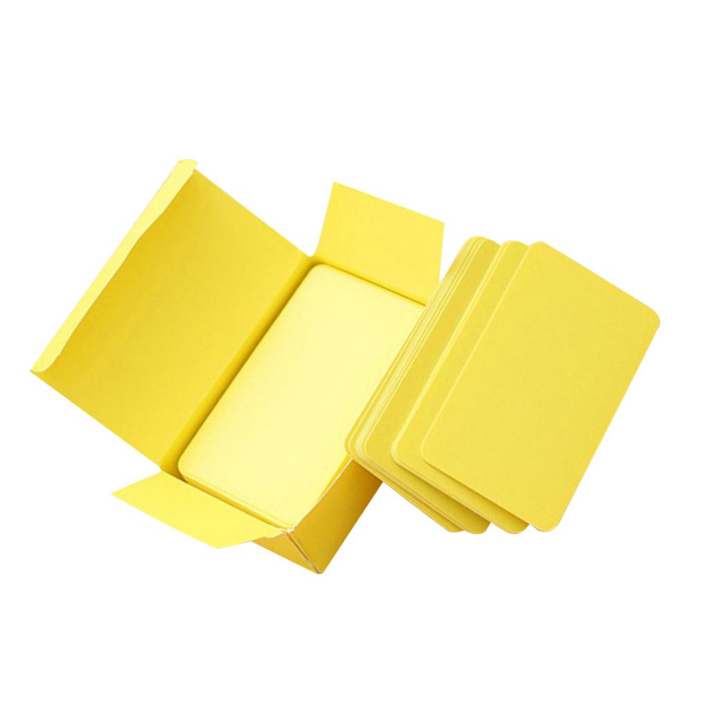 Color Blank Note Index Card Reusable Paper Flash Cards Creative Invitation Card for Holiday and Birthday Events
