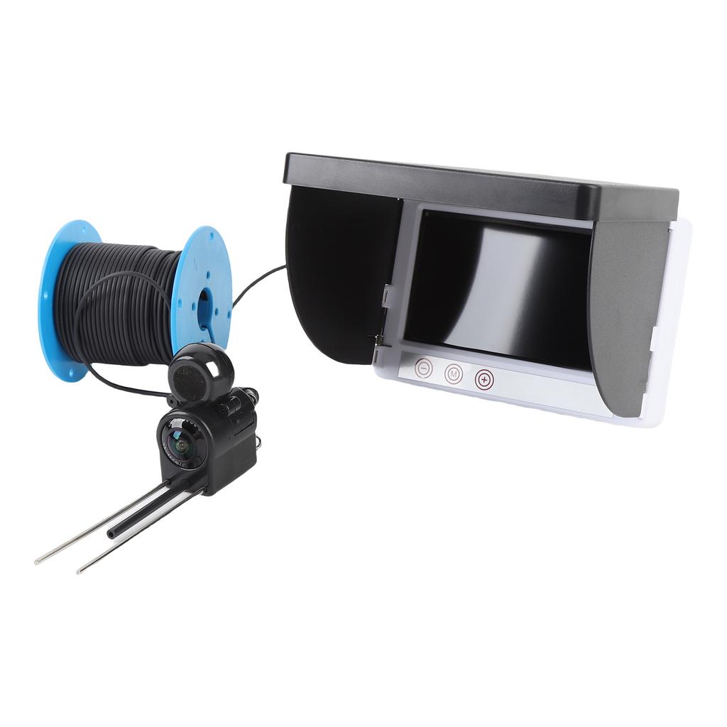 1080P Underwater Fish Finder 4.3 Inch Screen Temperature Sensing Fishing Camera Fishing Probe 30m Cable Length with