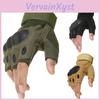 Hartschalenhandschuhe Fingerlos Outdoor Paintball Luftgewehr Jagd Kampf Reiten Wandern Halbfingerhandschuhe