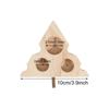 Pet Bird Parrot Wood Foraging Platform Stand Rack Triangle/Square Chewing Bites Intelligence Feeders Natural Stand For Parrots