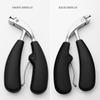 Stainless Steel Nail Clippers With Curved Blades, Portable Anti-Splash Toenail Clippers, Manicure Tool For Thick Nails