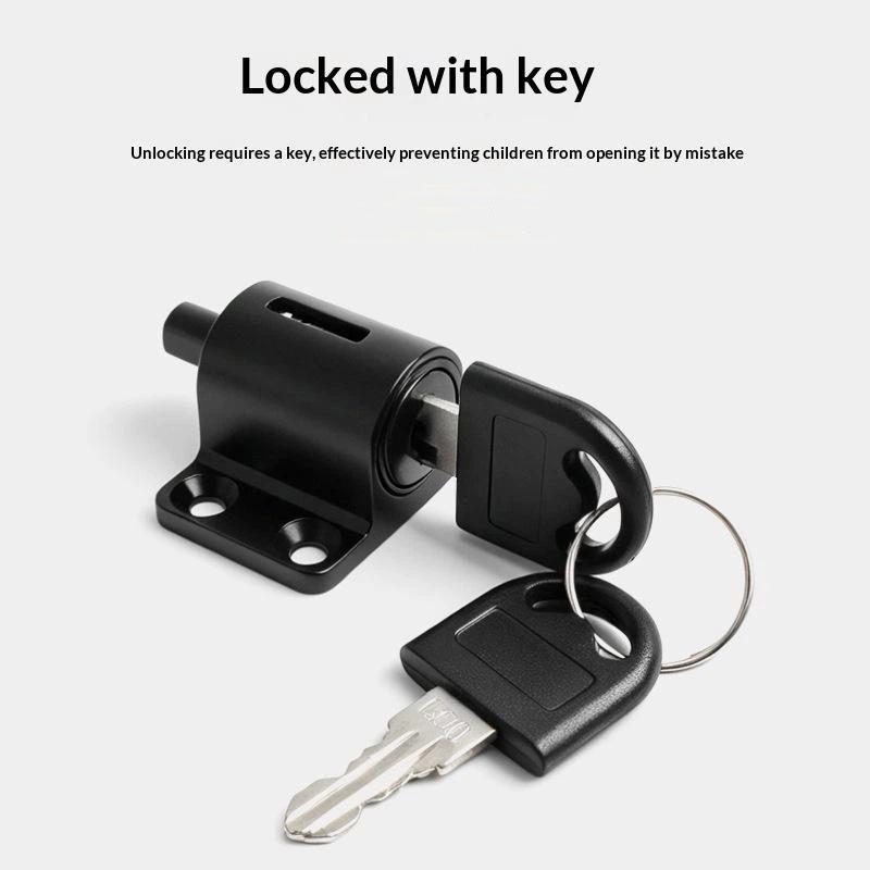 1Set Sliding Door Window Locks With 2 Keys Baby Child Safety Protection Anti Theft Door Window Security Lock Catches Set