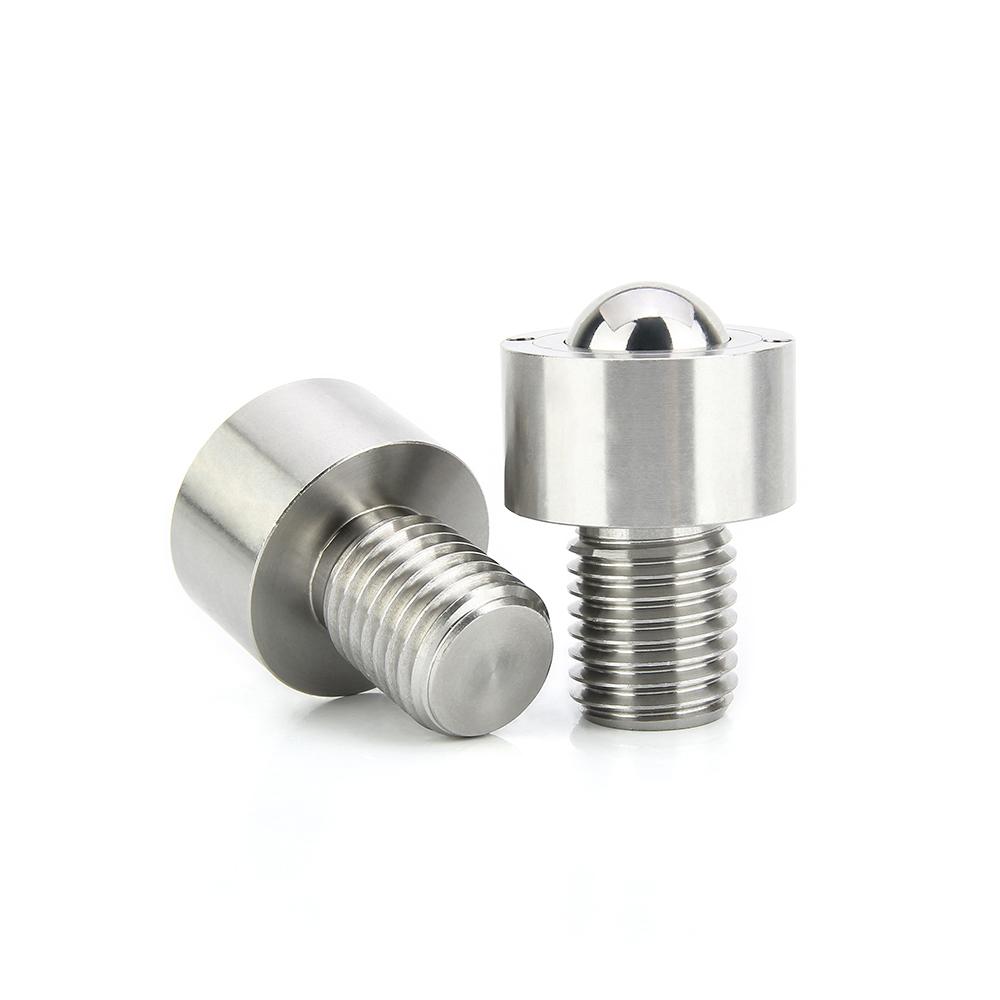 High Presision Thread M10/12/16/20 Ball Rollers Ball Stainless Steel Ball Transfer Unit Wheel Roller Plungers Ball