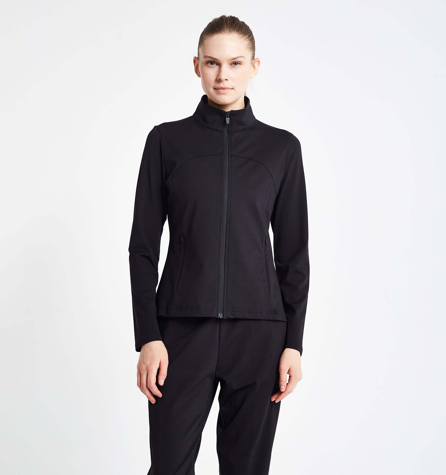 

Women s Zippered Sweatshirt 24N-2141 S чорний