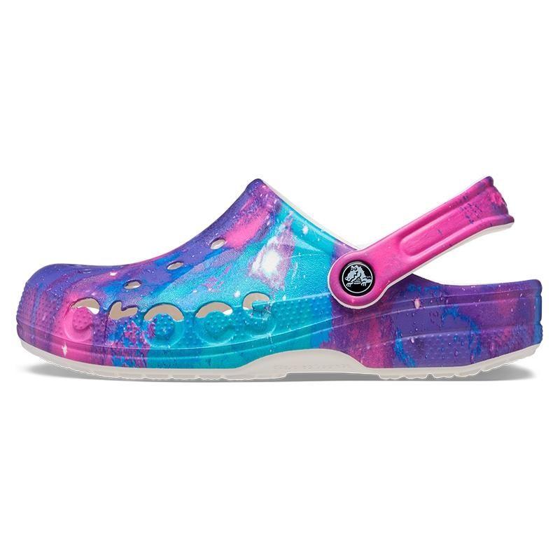 Crocs Classic Clog EVA Casual Clogs Beach Sandals Unisex Footwear White Multicolor 206230-94S